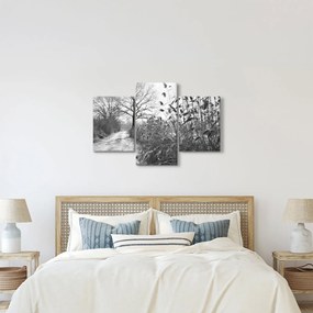 Obraz - Pole v zime (90x60 cm)