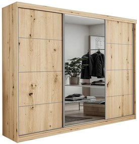 Skriňa Palermo 250 artisan + zrkadlo