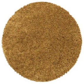 Ayyildiz koberce Kusový koberec Sydney Shaggy 3000 gold kruh - 120x120 (priemer) kruh cm