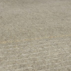 Flair Rugs, Kusový ručne tkaný koberec Tuscany Textured Wool Border Natural, 120x170, béžová, obývacia izba