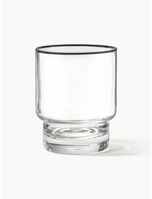Ručne vyrobené poháre na vodu Mira, 4 ks
