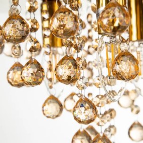 Globo 63040345X - Stropné svietidlo LONDON 3xE14/40W/230V pr. 38 cm zlatá