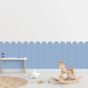 60x100cm Oblúk - Tmavomodrá farba - textilná nálepka na stenu Farba: Bledá, Veľkosť: 80 cm