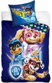 Bavlnené posteľné obliečky Paw Patrol - motív Mocné labky - 100% bavlna Renforcé - 70 x 90 cm + 140 x 200 cm