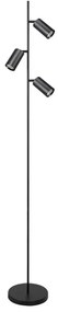 Brilagi - Stojacia lampa SELE 3xGU10/30W/230V čierna