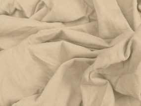 Jersey plachta BASIC krémová 180 x 200 cm
