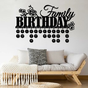 DUBLEZ | Nástenný rodinný kalendár - Family Birthday