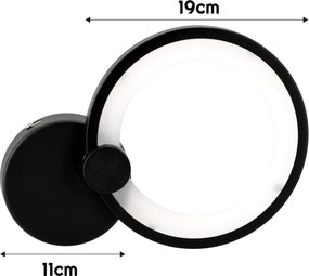 BERGE LED nástenné svietidlo BELMONT 12W