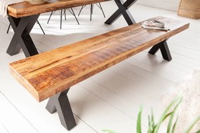 Dizajnová lavica Thunder X 200 cm Mango