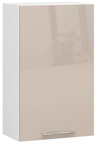 Závesná kuchynská skrinka Olivie W 50 cm biela/cappuccino