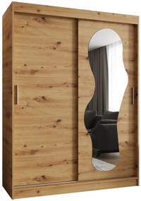 Šatníková skriňa 150 cm Ulta (dub artisan). Akcia -20%. Vlastná spoľahlivá doprava až k Vám domov. 1126320