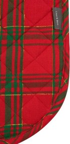 Červeno-zelená vianočná dvojitá chňapka Wonder Christmas – 85*18*2,6 cm