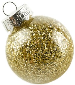 DECOLED Súprava ozdôb, d. 6 cm, zlatá