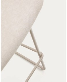 Béžová barová stolička (výška sedadla 65 cm) Zahara – Kave Home