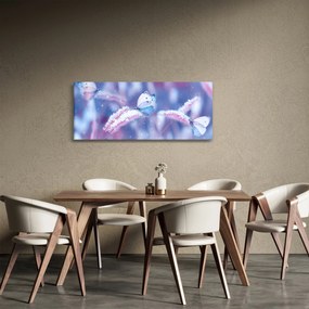Obraz - Motýle v zime (120x50 cm)