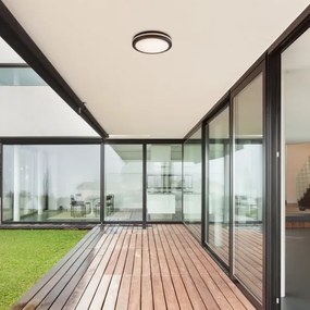 Rabalux 77035 - LED kúpeľňové stropné svietidlo INDRE LED/28W/230V IP54 čierna