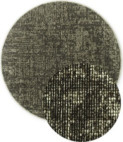 ELLE Decoration, Kusový koberec Brilliance Prisma 106313 Green z kolekcie Elle kruh, 200x200 (priemer) kruh, zelená, obývacia izba