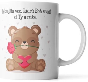 Sablio Hrnček Najkrajšia vec, ktorú Boh stvoril, si Ty a ruža - 330 ml - standard