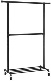 Vešiakový stojan na kolieskach HSR62BK