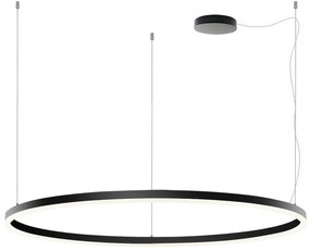 LED2 3273533DT CIRCLE 120 PZ závesné svietidlo čierne stmievateľné