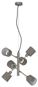 Briloner 4810-062 - Luster na lanku 6xE14/5,5W/230V