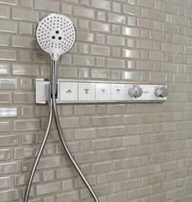 Hansgrohe Raindance Select S, ručná sprcha 120 3jet, biela/chrómová, HAN-26530400