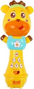 LEAN Toys Vzdelávacie detské chodítko s interaktívnym mikrofónom