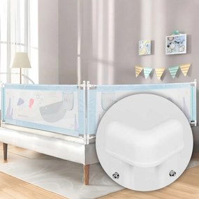 ECOTOYS Bezpečnostná zábrana na posteľ 200 cm ECOTOYS
