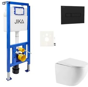 Závesný wc set SAT do ľahkých stien / predstenová bez splachovacího okruhu SIKOJSTOR67CRM