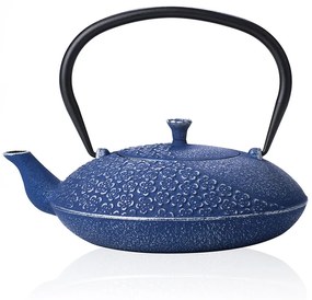 Misaki - liatinová kanvica na čaj modrá