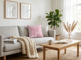 Obliečka na vankúš PINKARA 45x45 cm, ružová