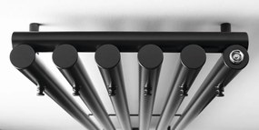 Sapho Sapho, PILON vykurovacie teleso 270x1800mm, so 4 háčikmi, čierna mat, IZ132T