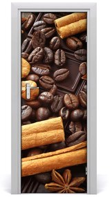 Fototapeta na dvere samolepiace horká čokoláda 95x205 cm