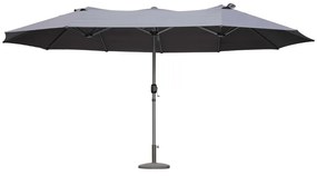 Svetlohnedý slnečník 265x460 cm – Garden Pleasure