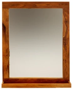 Zrkadlo 65x80 indický masív palisander Svetlomedová