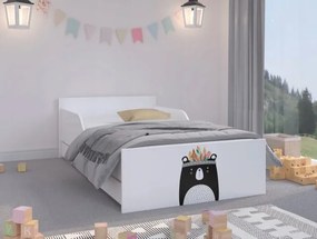 Detská rozprávková posteľ s medvedíkom 160 x 80 cm