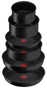 Hliníková súprava riadu 7 ks INGENIO Black stone L3998702 – Tefal