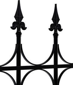 Mriežka na popínavé rastliny Flowton - čierna