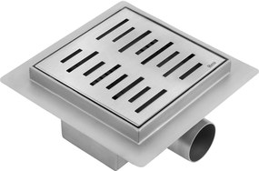 Rea Line, nerezový odtokový žľab 150x150 mm, oceľová, REA-G6205