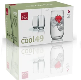 Rona Poháre COOL long drink XL 490 ml, 6 ks