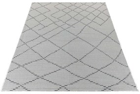 Dekorstudio Šnurkový koberec PALM 3526 - antracitový Rozmer koberca: 80x150cm
