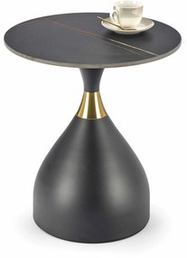Konferenčný stolík Suena (mramor čierny + čierna + zlatá). Vlastná spoľahlivá doprava až k Vám domov. 1049503