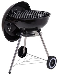 Prenosný gril na drevené uhlie čierna