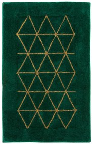 Kúpelňový koberček Jarpol Agadir Lurex 13 zelený / zlatý