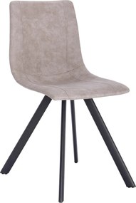 Jídelní židle Hawaj CL-18017 světle šedá