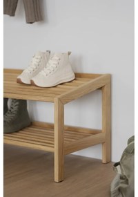 Skrinka na topánky z dubového dreva v prírodnej farbe Hillmond – Rowico