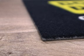 Mercury Flooring, Rohožka Do not disturb (game in progress) 40x60 cm, 40x60, čierna, žltá