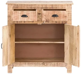 furniture-nabytek.cz - Masívna komoda Caribou z mangového dreva, lakovaná, prírodná farba