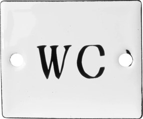 Ib Laursen Smaltovaná ceduľka WC