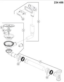 Granitový drez Blanco SUBLINE 400 F InFino aluminium